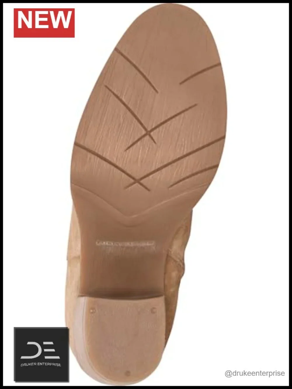 Lucky Brand Borah Studded Knee High Suede Boots Stacked Heel Almond Toe Zip